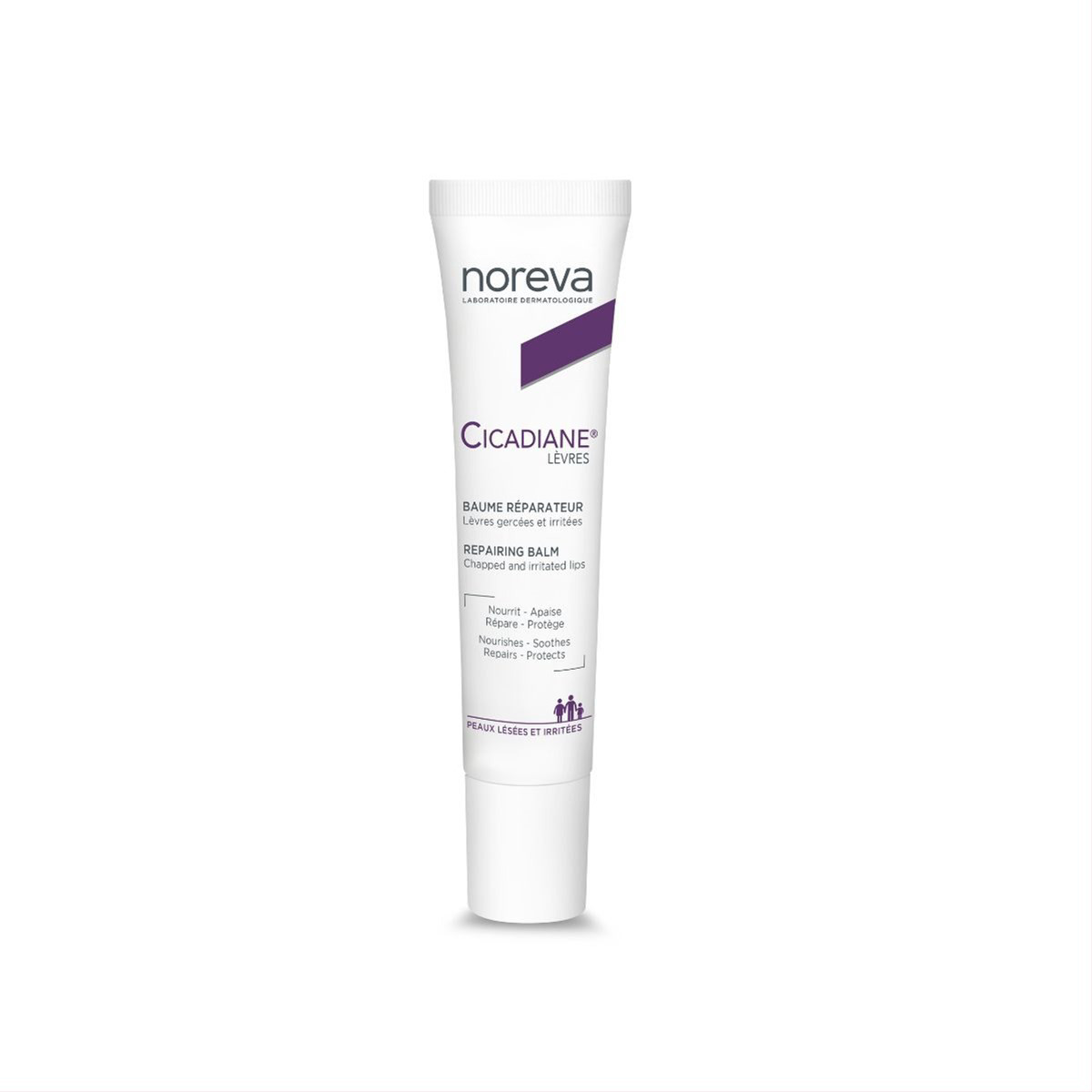 NOREVA CICADIANE, Atkuriamasis lūpų balzamas, 15ml