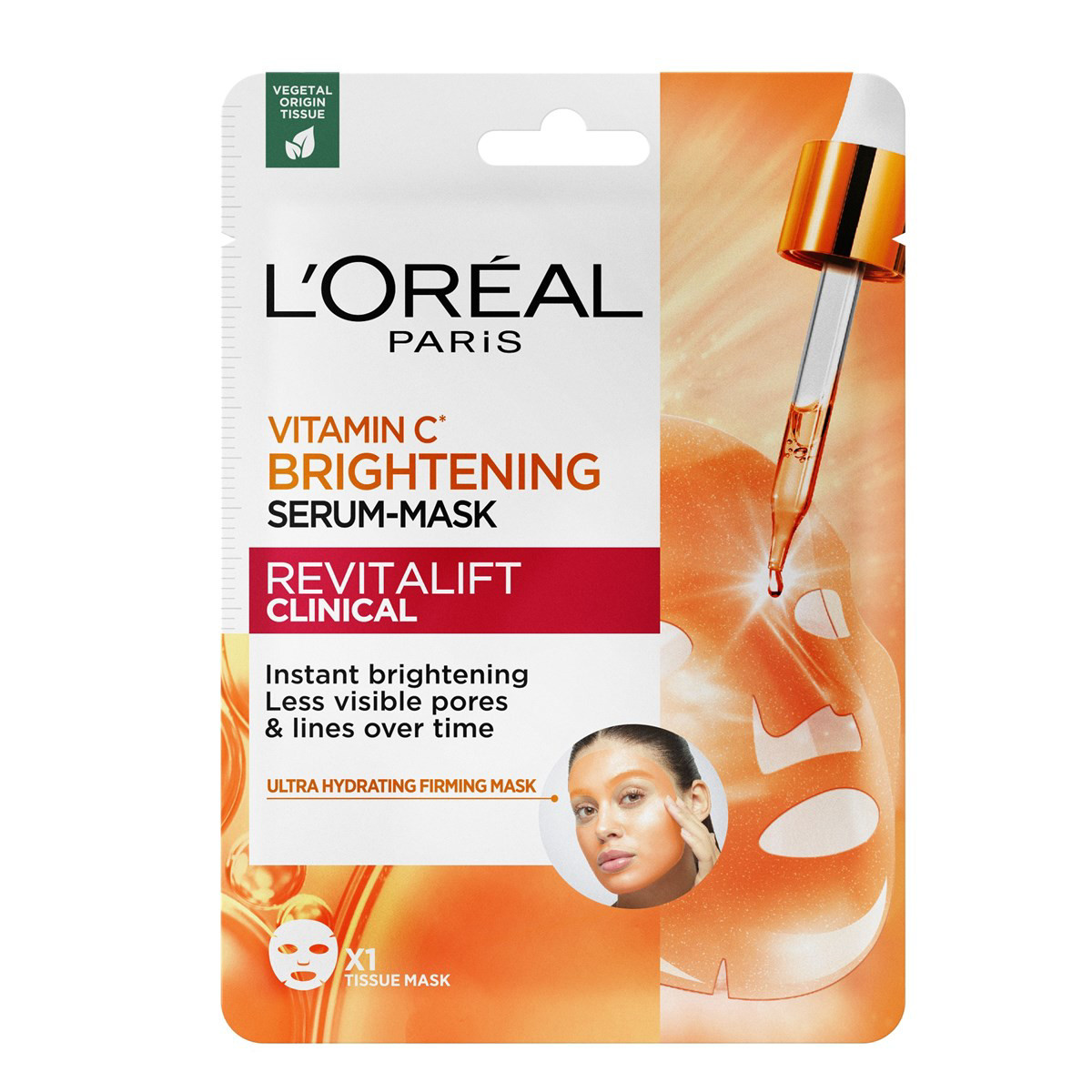 Revitalift Clinical Brightening, serumo kaukė su vitaminu C ir salicilo rūgštimi, 26 g