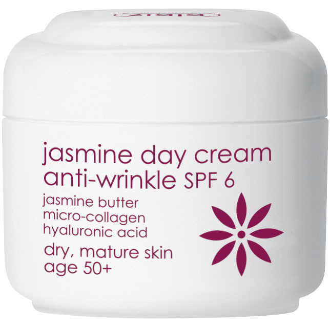 Ziaja jazminų priešraukšlinis dieninis kremas SPF 6, 50 ml.