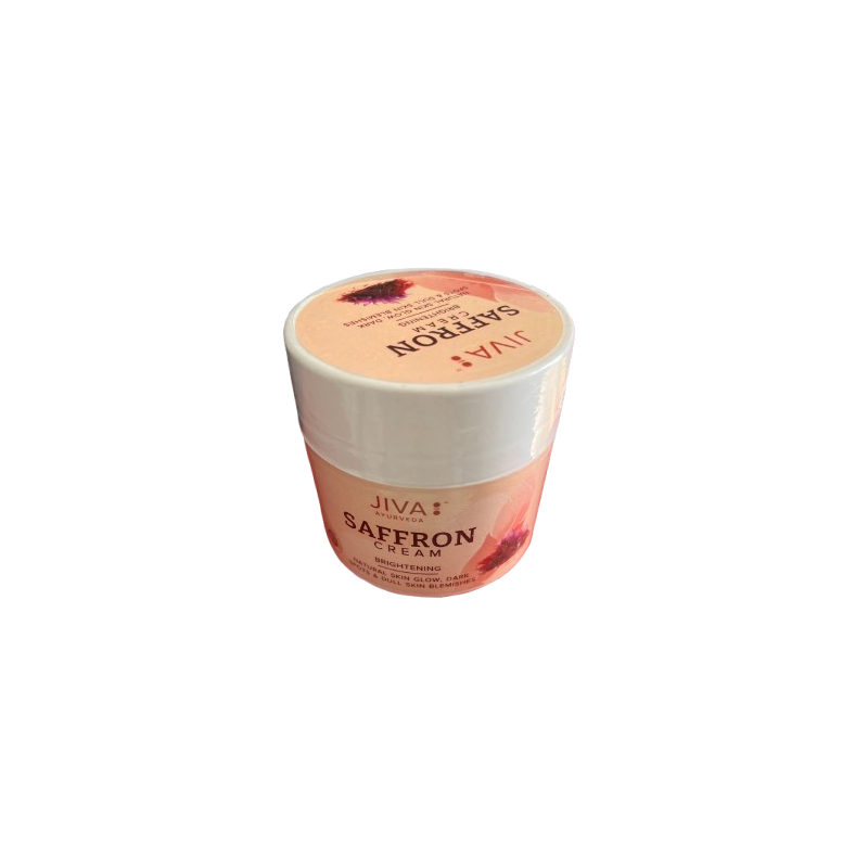 Veido kremas su šafranu nuo pigmentinių dėmių Jiva Ayurveda Saffron 100g