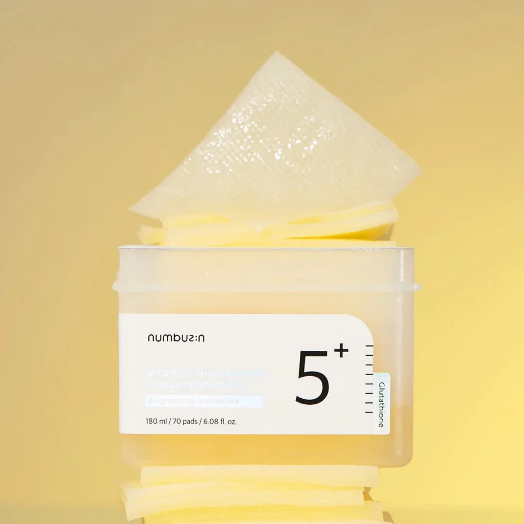 NUMBUZIN No.5 Vitamin-Niacinamide Concentrated Pad – vitaminų niacinamido padeliai