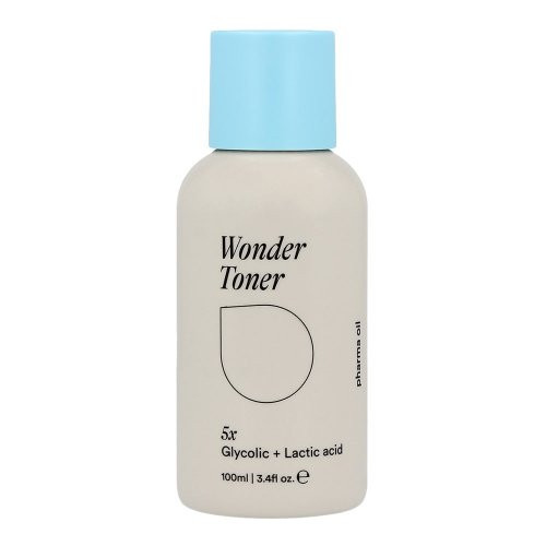 Pharma Oil Wonder Toner Glycolic + Lactic Acid Veido tonikas su AHA rūgštimis, 100ml