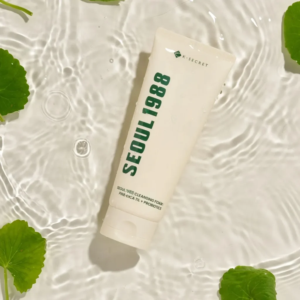 KSECRET Seoul 1988 Cleansing Foam Pine Cica 1% + Probiotics – valomosios putos su probiotikais
