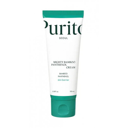 Purito Mighty Bamboo Panthenol Cream Intensyviai odos barjerą atstatantis veido kremas, 100ml