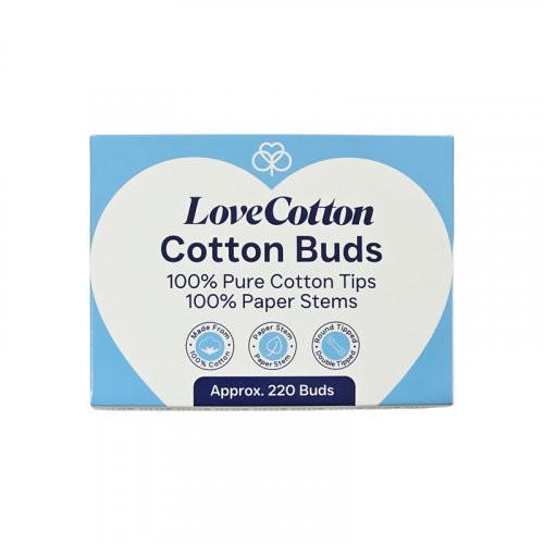 Love Cotton Cotton Buds Ausų krapštukai, 220 vnt.