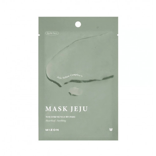 Mizon Joyful Time Mask Jeju Heartleaf Lakštinė veido kaukė, 1 vnt.
