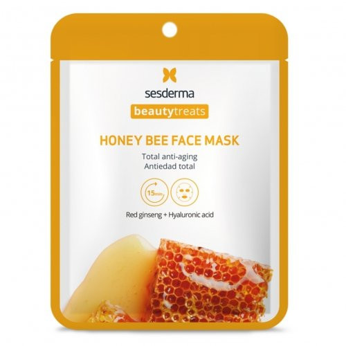 Sesderma Beauty Treats Honey Bee Face Mask Lakštinė veido kaukė, 1 vnt.