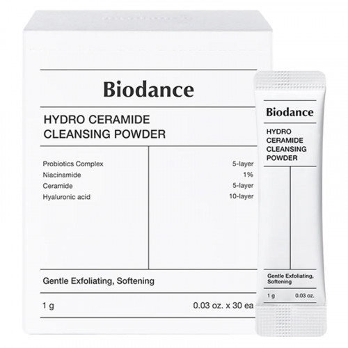 Biodance Hydro Ceramide Cleansing Powder Valomoji veido pudra, 30x1g