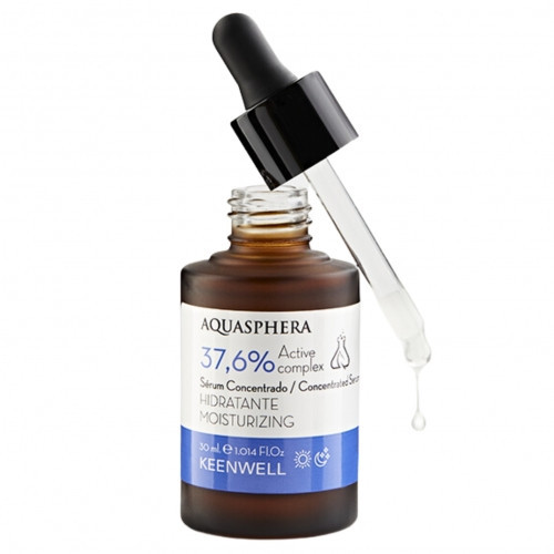 Keenwell Aquasphera Moisturising Concentrated Serum Koncentruotas veido serumas, 30ml