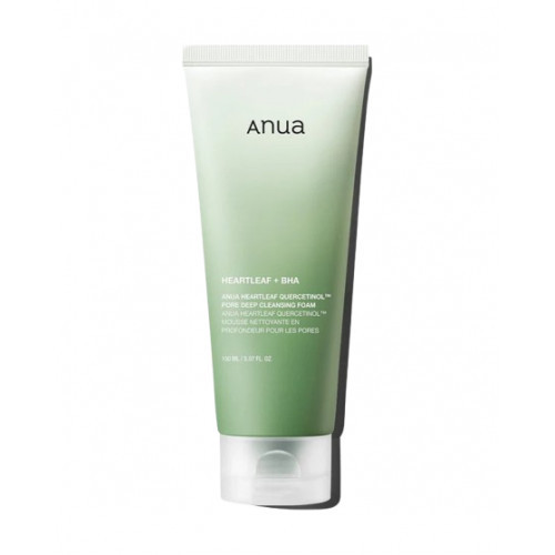 ANUA Heartleaf Quercetinol Pore Deep Cleansing Foam Giliai valančios veido putos, 150ml