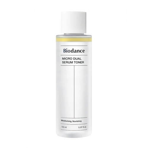 Biodance Micro Dual Serum Toner Drėkinantis ir maitinantis veido tonikas, 150ml