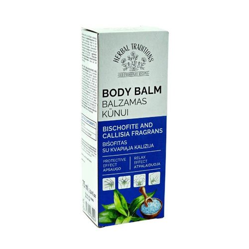Kūno balzamas su kalizija HERBAL TRADITIONS BIŠOFITAS, 75 ml