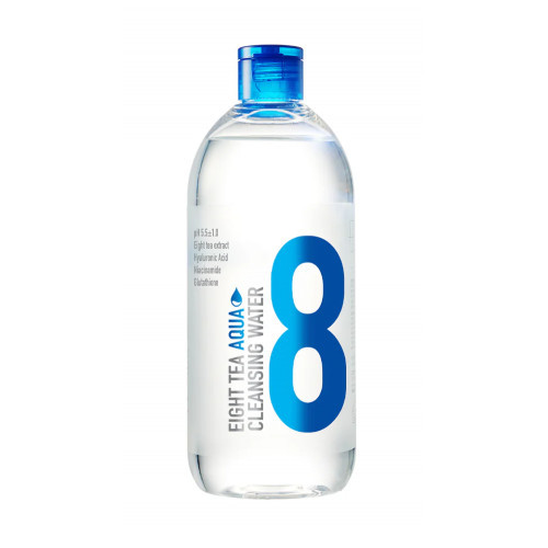 BOM Eight Tea Aqua Cleansing Water Micelinis valomasis vanduo, 500ml