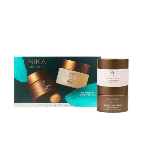 Inika Organic Veido priežiūros dovanų rinkinys Skin repair day-night duo 2x50ml