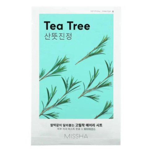 Missha Veido kaukė su arbatmedžiu Airy Fit Sheet Mask Tea Tree 19g