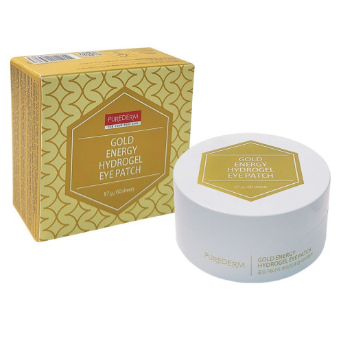 Paakių kaukė Purederm  Gold Energy Hydrogel  60vnt