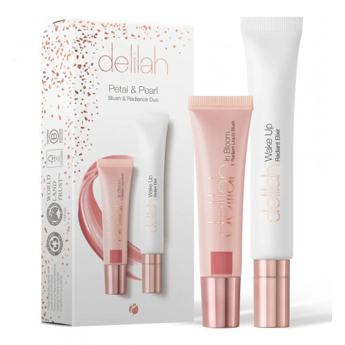 Delilah Petal & Pearl Blush & Radiance Duo Grožio rinkinys veidui, Rinkinys