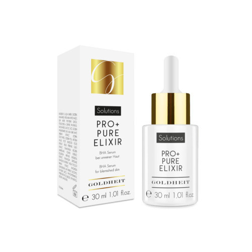 GOLDHEIT PRO+ Pure Elixir Serumas probleminei odai su BHA ir niacinamidu, 30ml