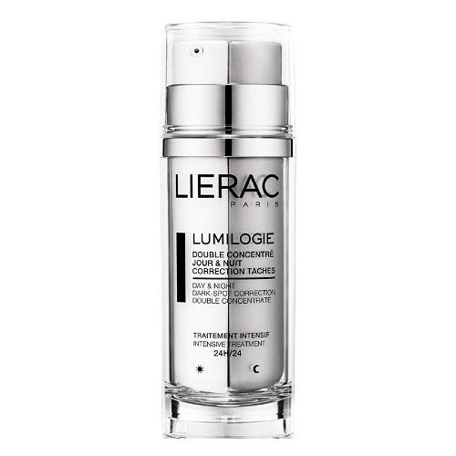 Lierac Lumilogie Double Concentrate Day & Night Dark-Spot Correction Dvigubo poveikio veido koncentratas, 30ml