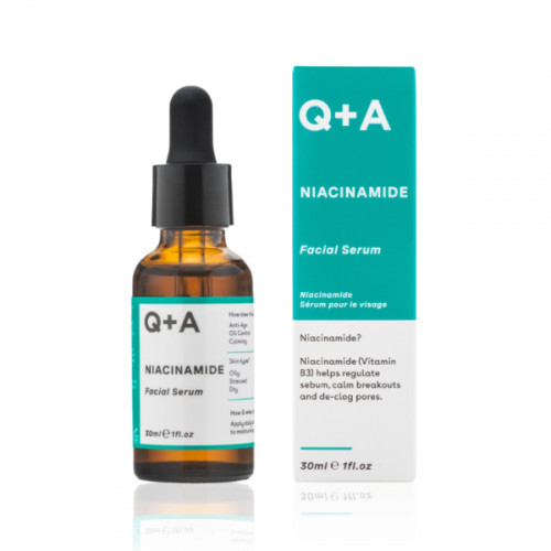 Q+A Niacinamide Facial Serum Veido serumas su niacinamidu, 30ml