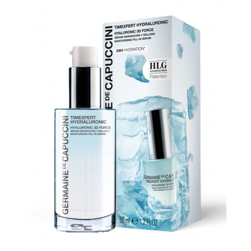 Germaine de Capuccini Timexpert Hydraluronic 3D Force Serum Drėkinamasis veido serumas, 50ml