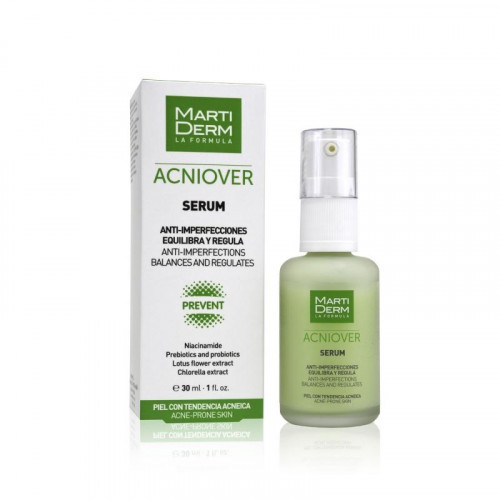 MartiDerm Acniover Serum Serumas į aknę linkusiai odai, 30ml