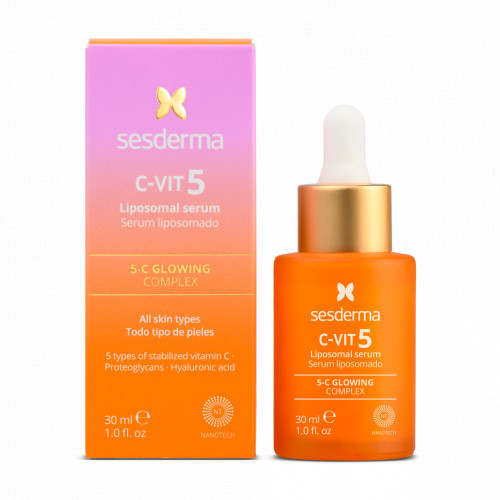 Sesderma C-VIT 5 Liposomal Serum Liposominis veido serumas, 30ml