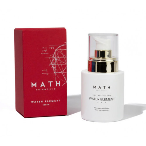 Math Scientific Water Element Drėkinantis serumas visų tipų odai, 30ml