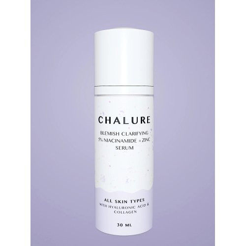 CHALURE Blemish Clarifying 5% Niacinamide + Zinc Serum Daugiafunkcinis odos struktūrą gerinantis 5% niacinamido serumas, 30ml