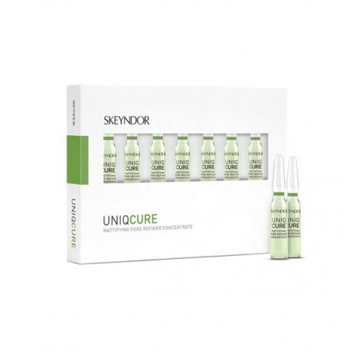 Skeyndor UniqCure Mattifying Pore Refiner Concentrate Matiškumo suteikiantis ir poras valantis koncentratas, 7x2ml