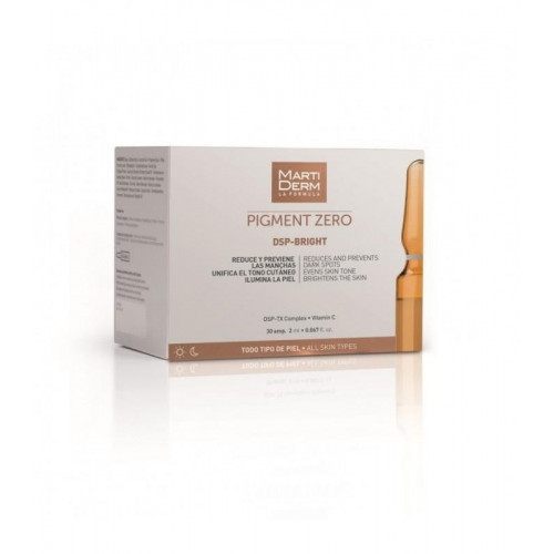 MartiDerm Pigment Zero DSP-Bright Depigmentacinės ampulės veido odai, 30amp.