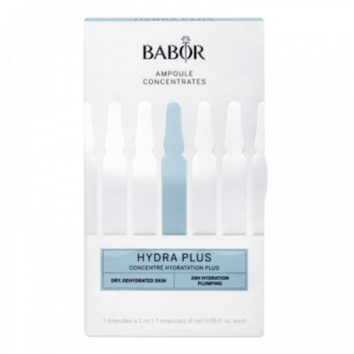 Babor Hydra Plus Ampoule Concentrate Drėkinančios ampulės veidui, 7x2ml