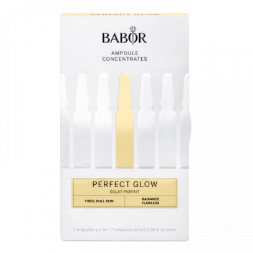 Babor Perfect Glow Ampoule Concentrate Drėkinančios ir švytėjimo suteikiančios ampulės veidui, 7x2ml
