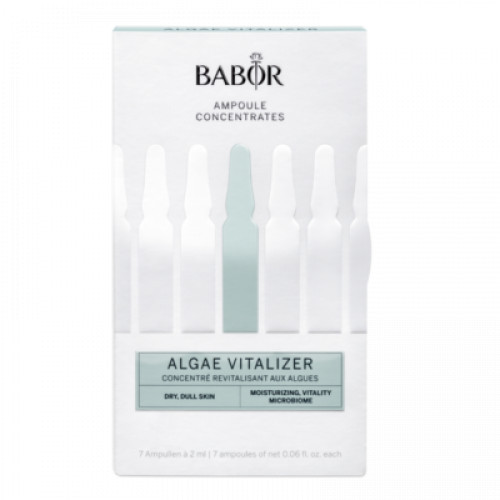 Babor Algae Vitalizer Ampoule Concentrate Gyvybingumo suteikiančios ir drėkinančios ampulės veidui, 7x2ml