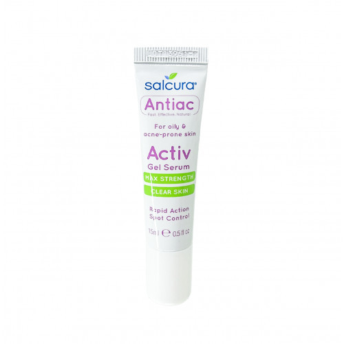 Salcura Antiac Activ Gel Serum Serumas nuo spuogų, 15ml