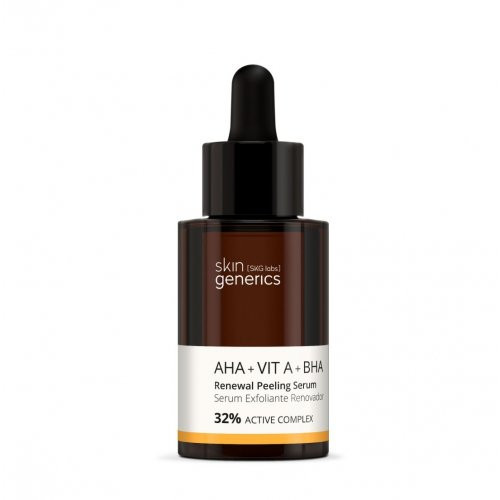 Skin Generics AHA + Vit. A + BHA Renewal Peeling Serum Atnaujinantis veido serumas, 30ml