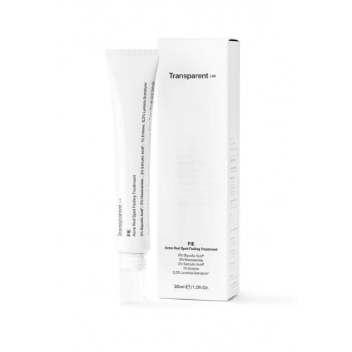 Transparent Lab PIE Acne Red Spot Fading Treatment Aknės randų ir eritemos/odos raudonio gelis, 30ml