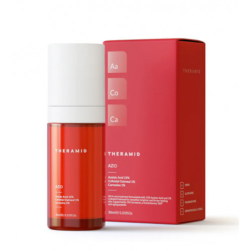 Theramid Azid 15% Azelaic Acid Treatment Azelaino rūgšties serumas, 30ml