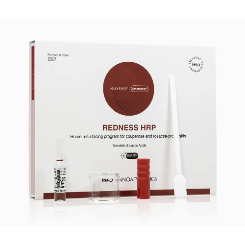 Innoaesthetics Redness HRP Rūgštinė programa kuperozinei, į paraudimą linkusiai odai, 4X2ml