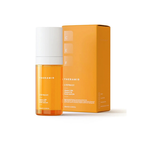 Theramid C.TETRA E.F Face Serum Intensyvus vitamino C serumas, 30ml