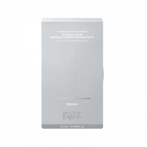 Babor Glow Bi-Phase Ampoule Serum Concentrate Dvifazės švytėjimo suteikiančios ampulės, 7x2ml