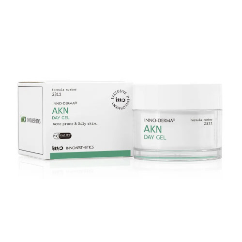 Innoaesthetics AKN Day Gel Balansuojamasis dieninis gelis, 50g