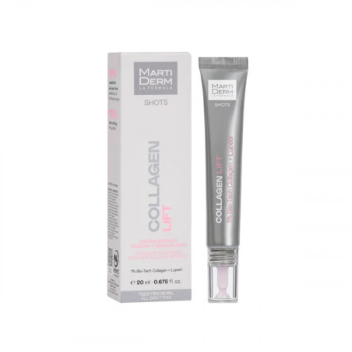 MartiDerm Collagen Lift Shots Veido odos koncentratas su kologenu, 20ml