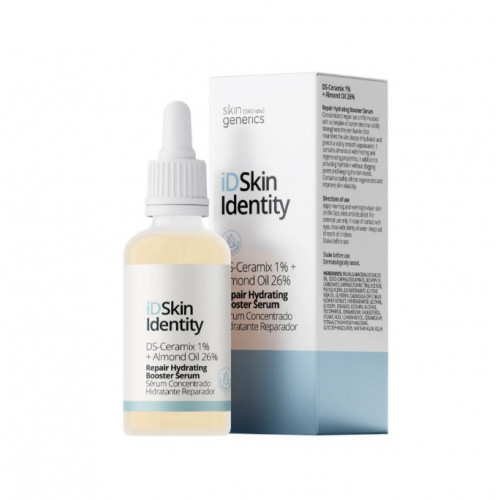iD Skin Identity DS-Ceramix 1% + Amond Oil 30% Atkuriamasis drėkinantis koncentruotas serumas, 30ml