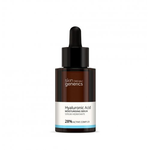 Skin Generics Hyaluronic Acid Moisturising Serum Veido serumas su hialurono rūgštimi, 30ml