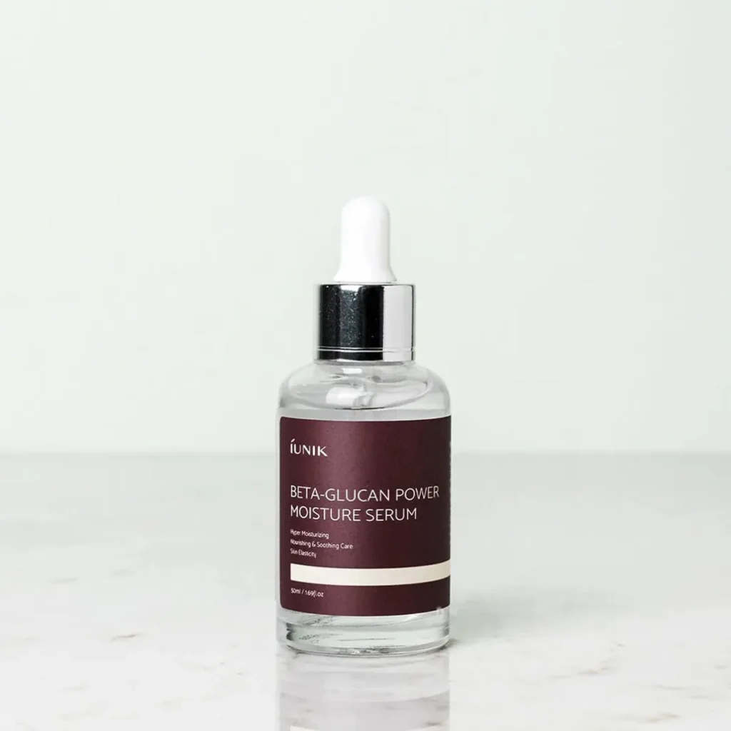 IUNIK Beta Glucan Power Moisture Serum – drėkinamasis veido serumas su beta gliukanu