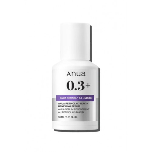 ANUA Nano Retinol 0.3% + Niacin Renewing Serum Atnaujinamasis veido serumas, 30ml