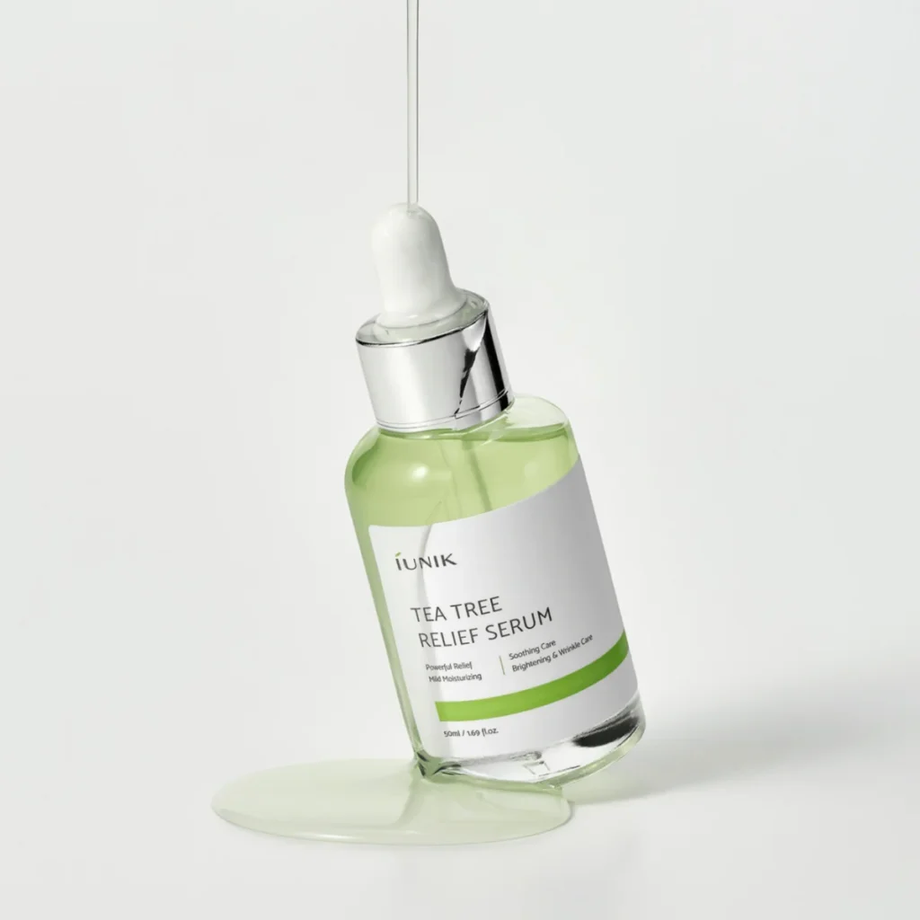 IUNIK Tea Tree Relief Serum – raminantis arbatmedžio serumas