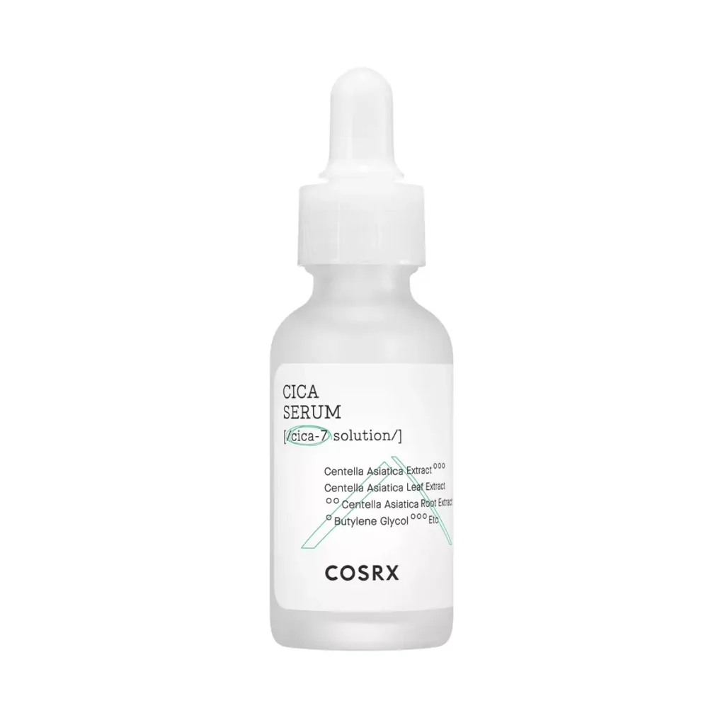 COSRX Pure Fit Cica Serum – raminamasis serumas jautriai odai