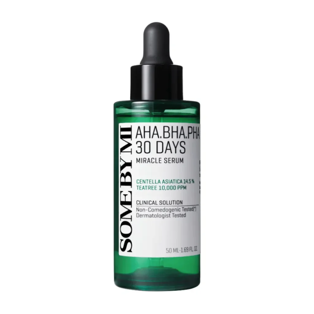 SOME BY MI AHA BHA PHA 30 Days Miracle Serum – AHA BHA PHA šveičiantis serumas
